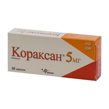 КОРАКСАН ТАБ П/О 5МГ №56