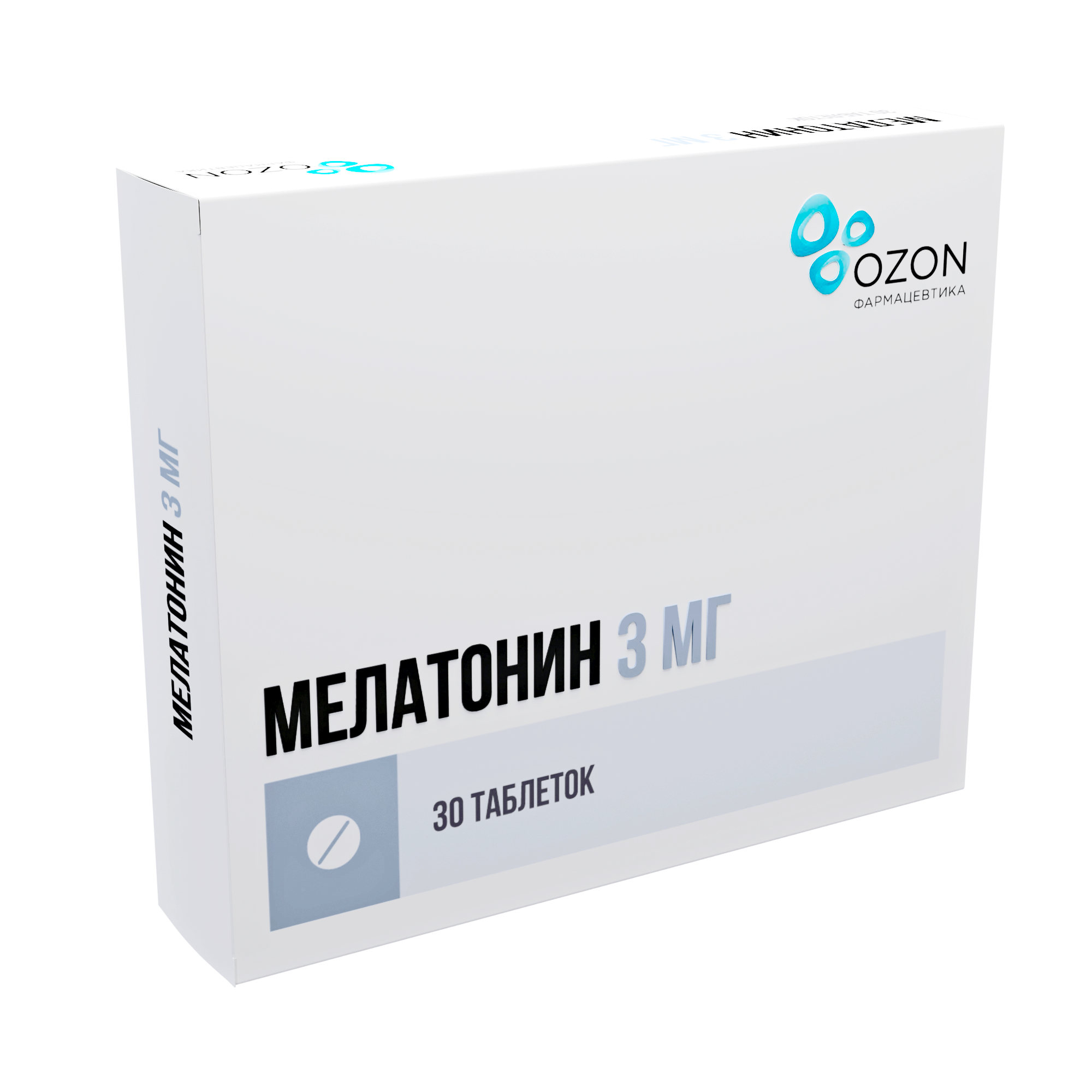 МЕЛАТОНИН ТАБ П/П/О 3МГ №30