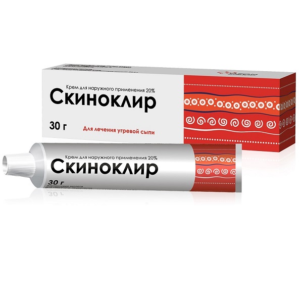СКИНОКЛИР КРЕМ Д/НАРУЖ 20% 30Г