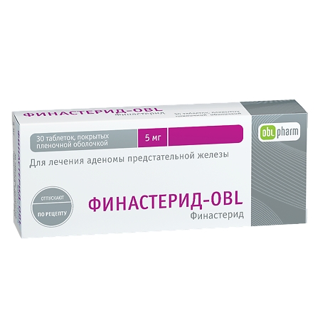 ФИНАСТЕРИД ТАБ П/О 5МГ №30