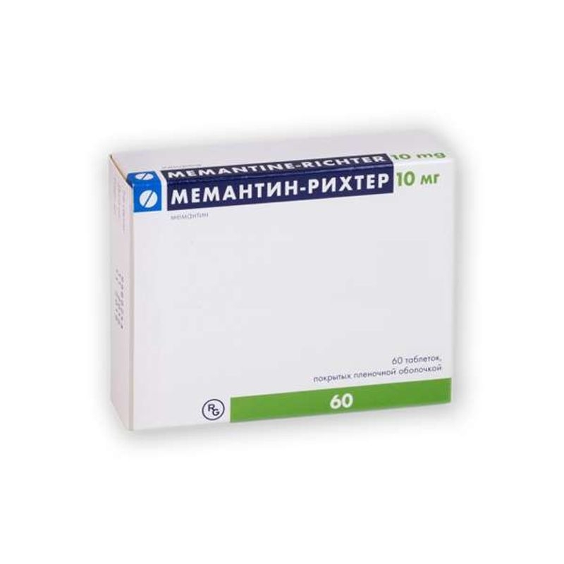 МЕМАНТИН-РИХТЕР ТАБ П/О 10МГ №60