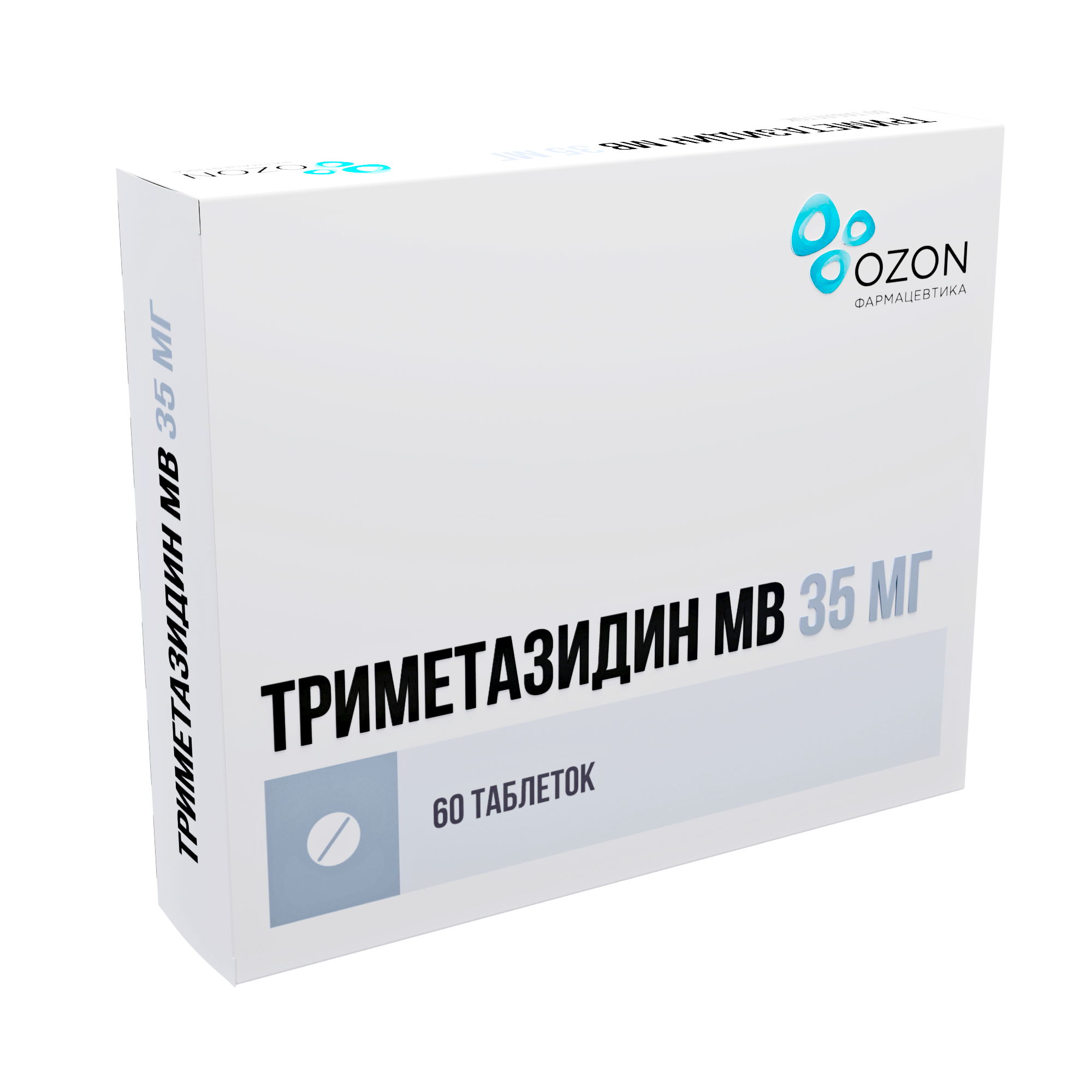 ТРИМЕТАЗИДИН МВ ТАБ ПРОЛОНГ П/О 35МГ №60