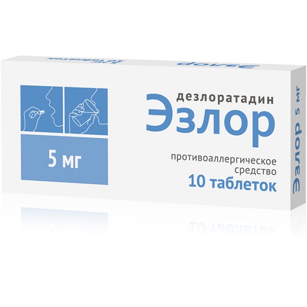 ЭЗЛОР 5МГ ТАБ П/О №10