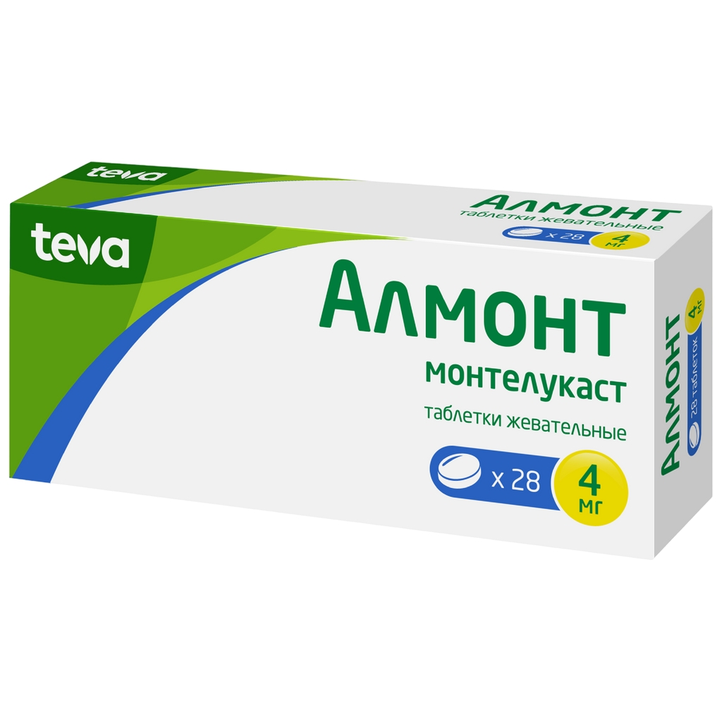 АЛМОНТ ТАБ ЖЕВ 4МГ №28