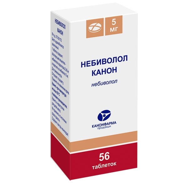 НЕБИВОЛОЛ КАНОН ТАБ 5МГ №56