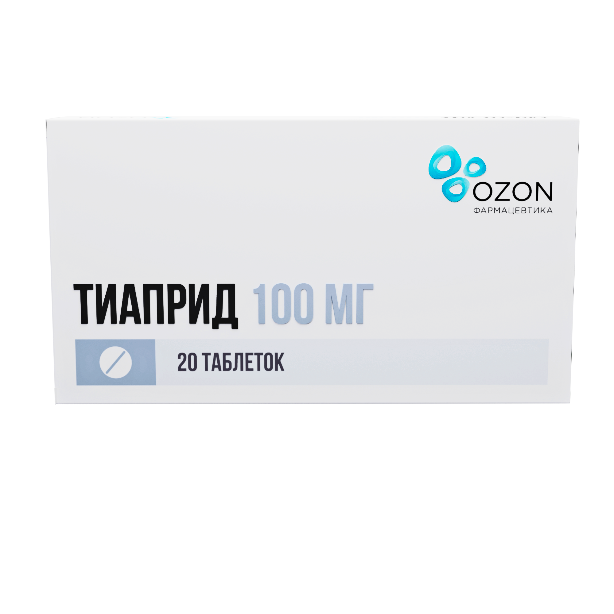 ТИАПРИД ТАБ 100МГ №20