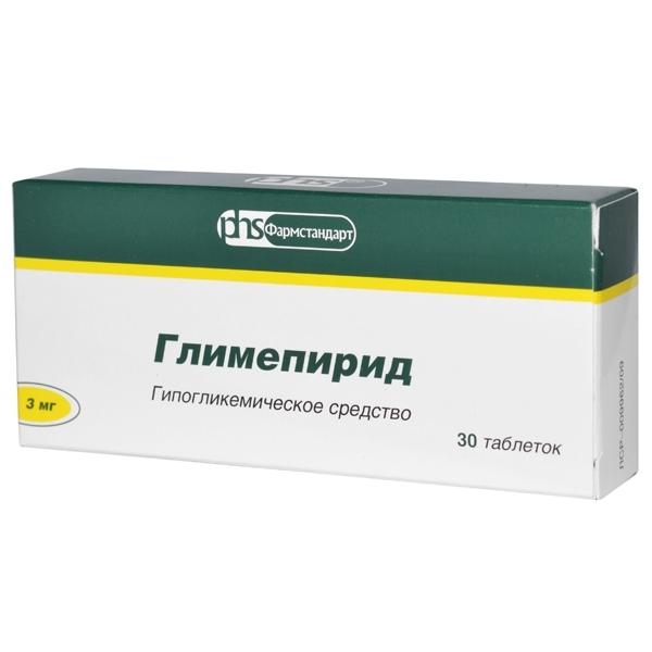 ГЛИМЕПИРИД ТАБ 3МГ №30