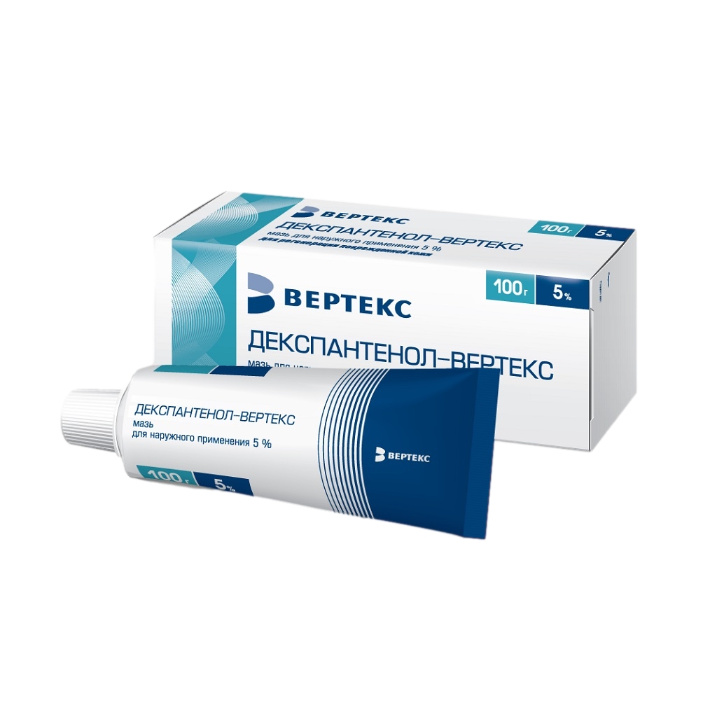 ДЕКСПАНТЕНОЛ МАЗЬ НАРУЖ 5% 100Г