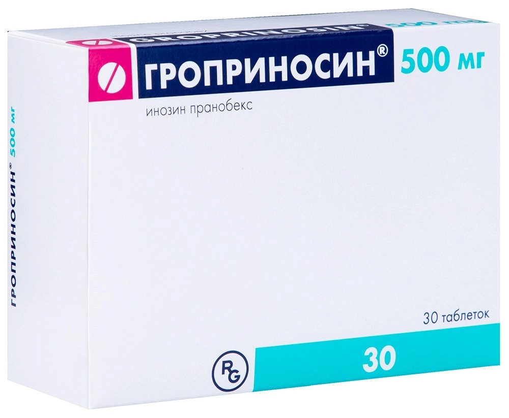 ГРОПРИНОСИН ТАБ 500МГ №30