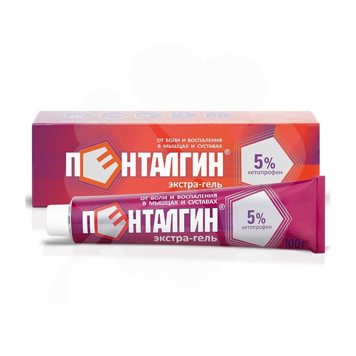 ПЕНТАЛГИН ЭКСТРА-ГЕЛЬ ГЕЛЬ Д/НАРУЖ 5% 100Г