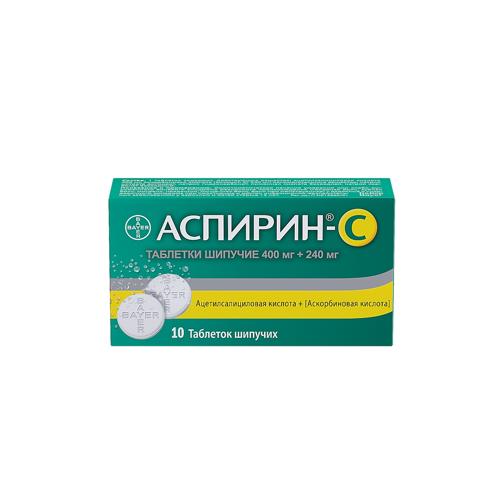 АСПИРИН-C ТАБ ШИП 400МГ+240МГ №10