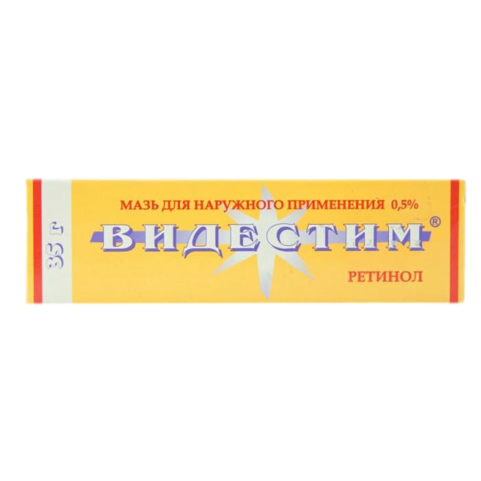 ВИДЕСТИМ МАЗЬ Д/НАРУЖ 0,5% 35Г