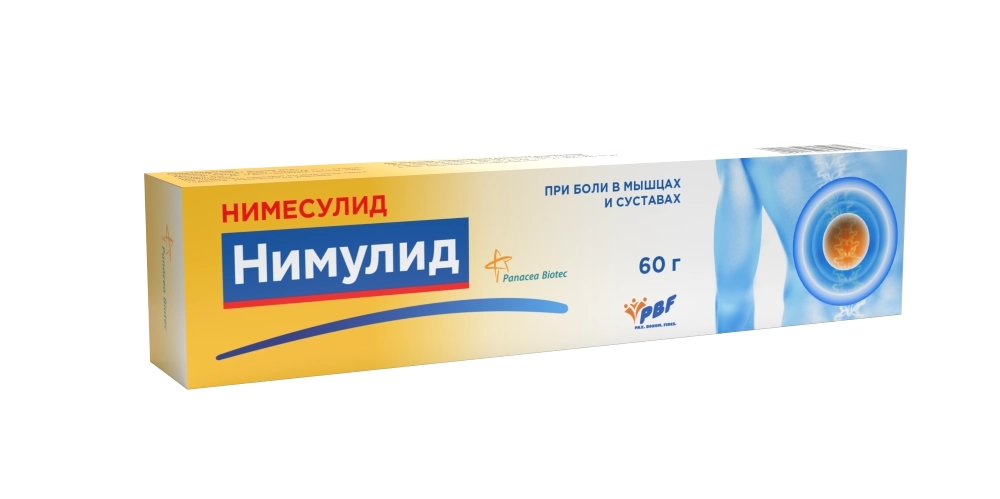 НИМУЛИД ГЕЛЬ НАРУЖ 1% ТУБА 60Г