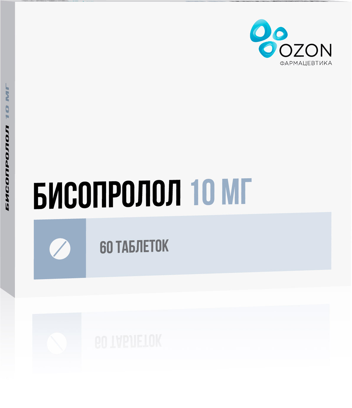 БИСОПРОЛОЛ ТАБ П/П/О 10МГ №60