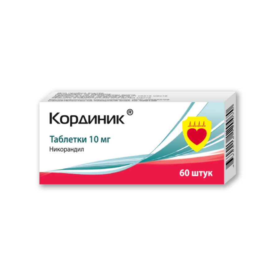КОРДИНИК ТАБ 10МГ №60