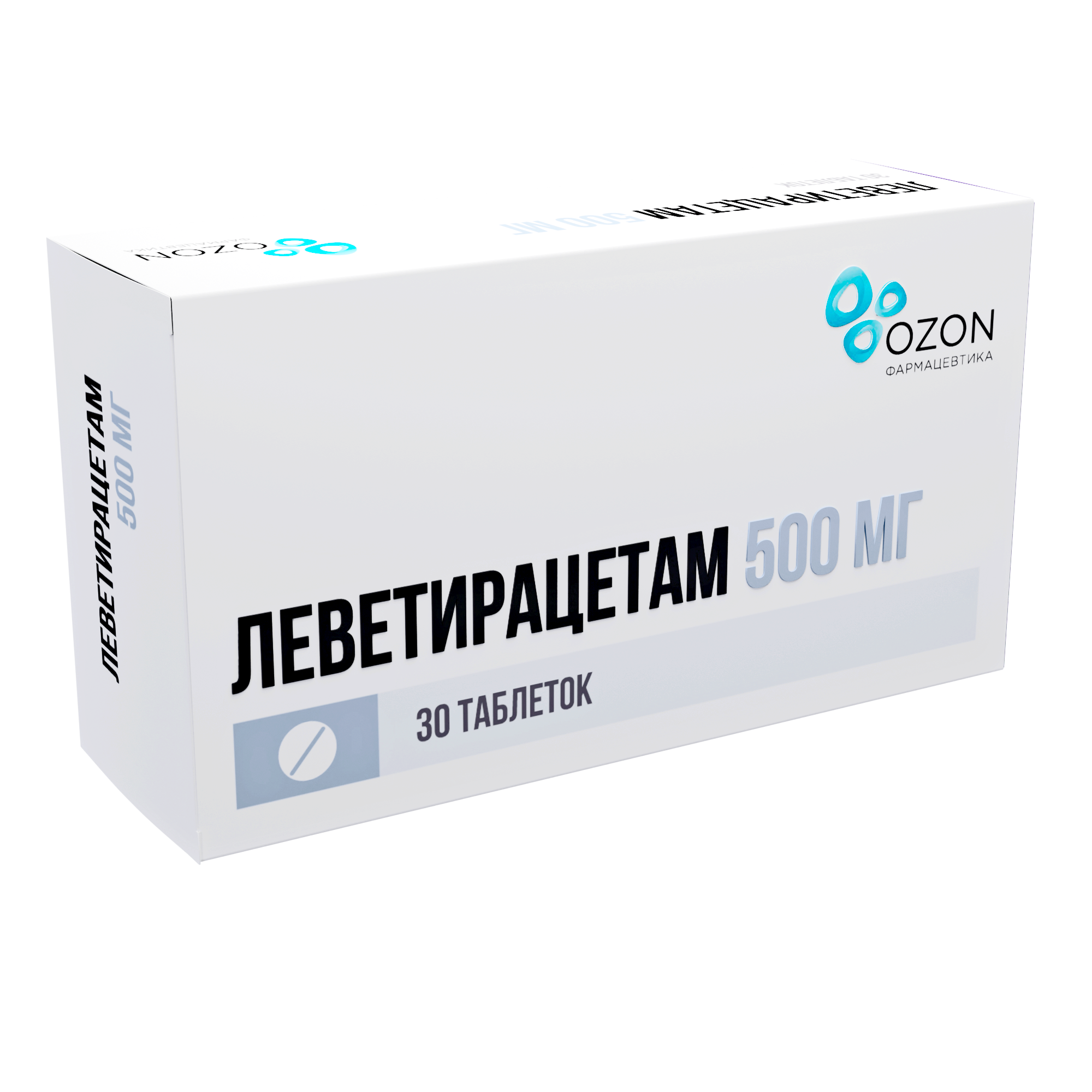 ЛЕВЕТИРАЦЕТАМ ТАБ П/П/О 500МГ №30
