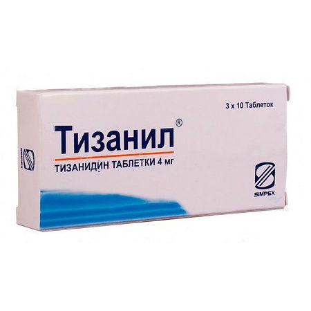 ТИЗАНИЛ ТАБ 4МГ №30