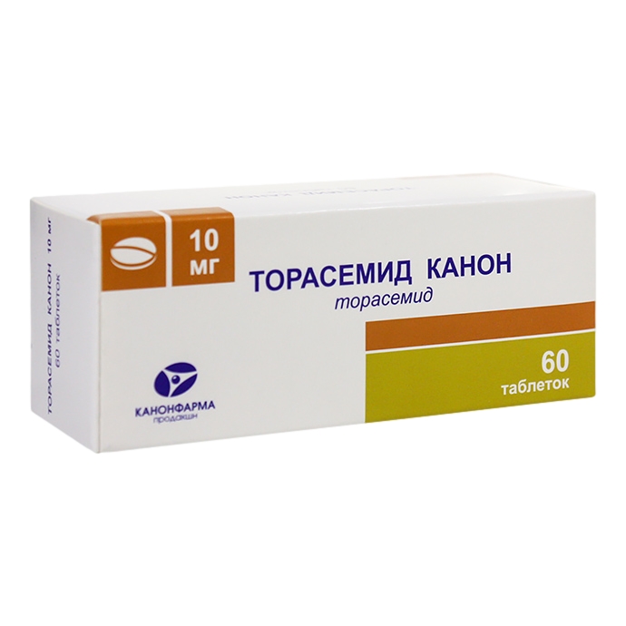 ТОРАСЕМИД КАНОН ТАБ 10МГ №60
