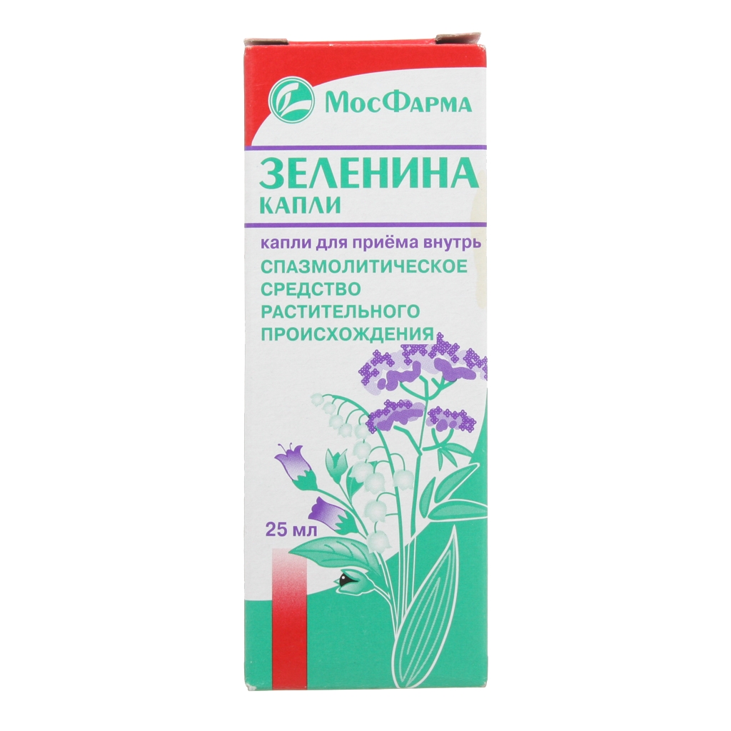 КАПЛИ ЗЕЛЕНИНА ФЛ 25МЛ
