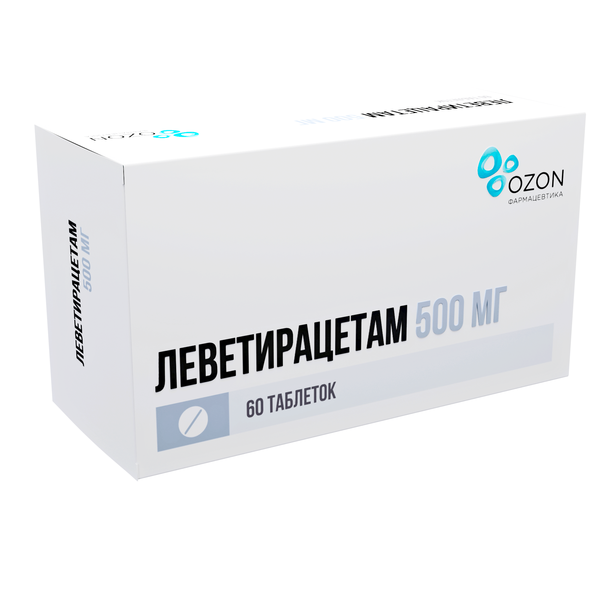 ЛЕВЕТИРАЦЕТАМ ТАБ П/П/О 500МГ №60
