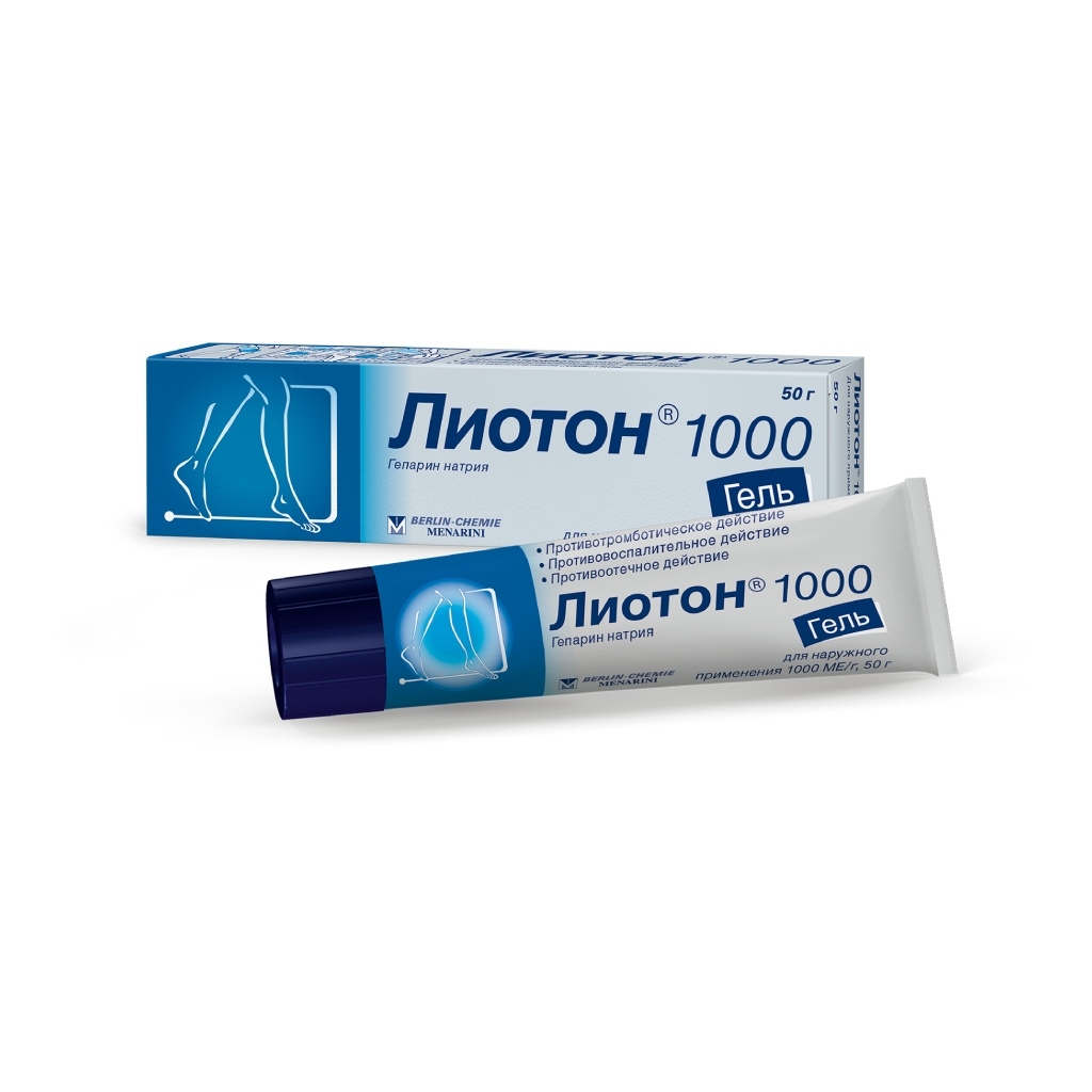 ЛИОТОН 1000 ГЕЛЬ НАРУЖ 1ТЫС ЕД/Г 50Г