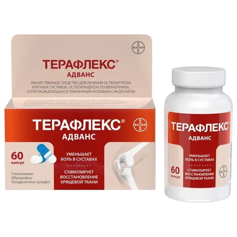 ТЕРАФЛЕКС АДВАНС КАПС 250МГ+100МГ+200МГ №60