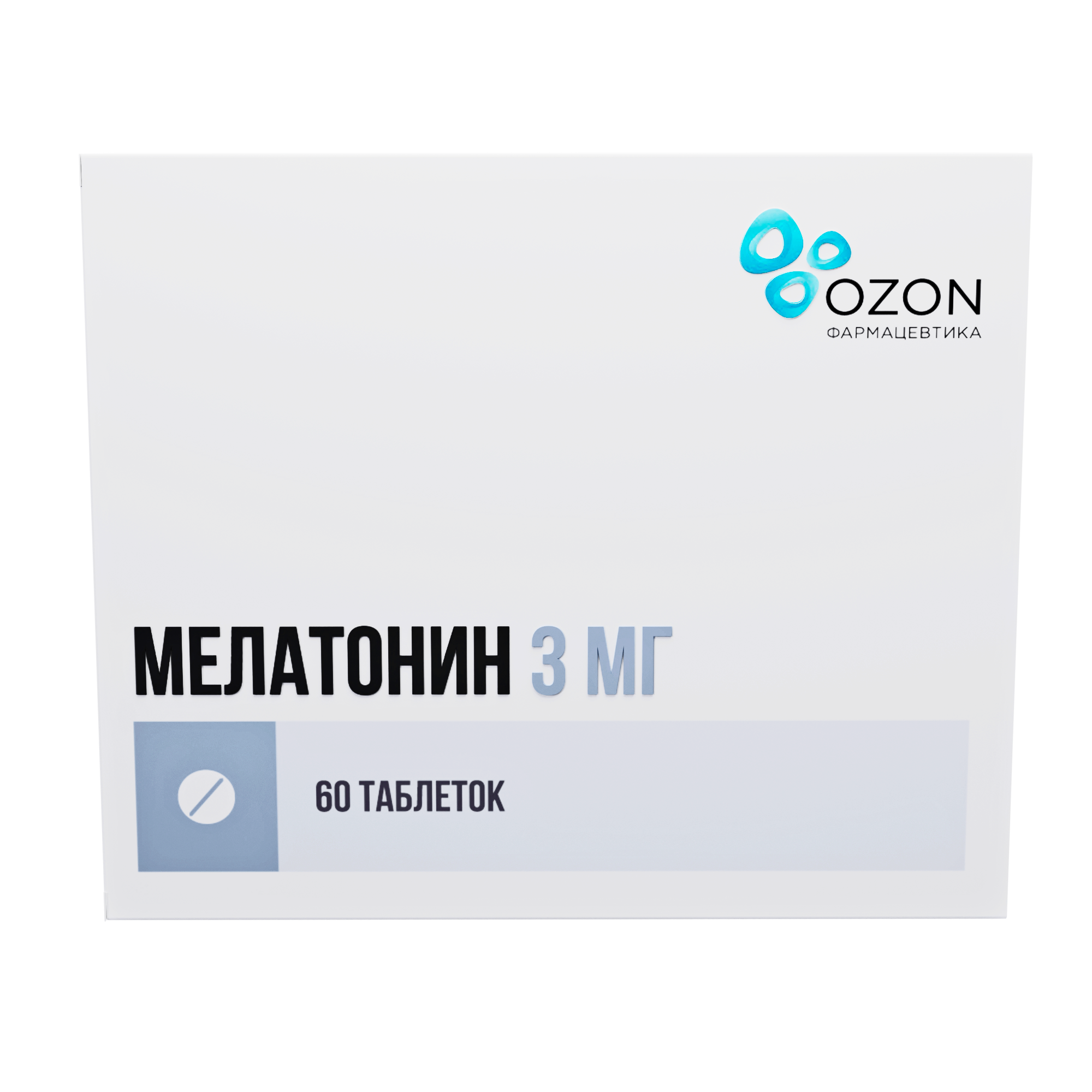МЕЛАТОНИН ТАБ П/П/О 3МГ №60