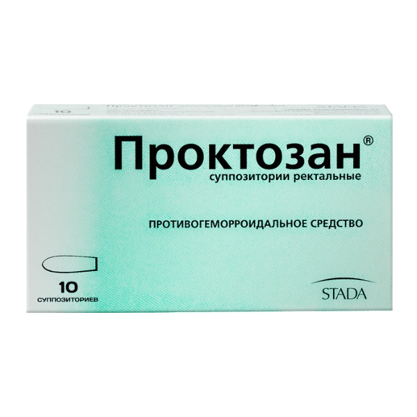 ПРОКТОЗАН СУПП РЕКТ №10