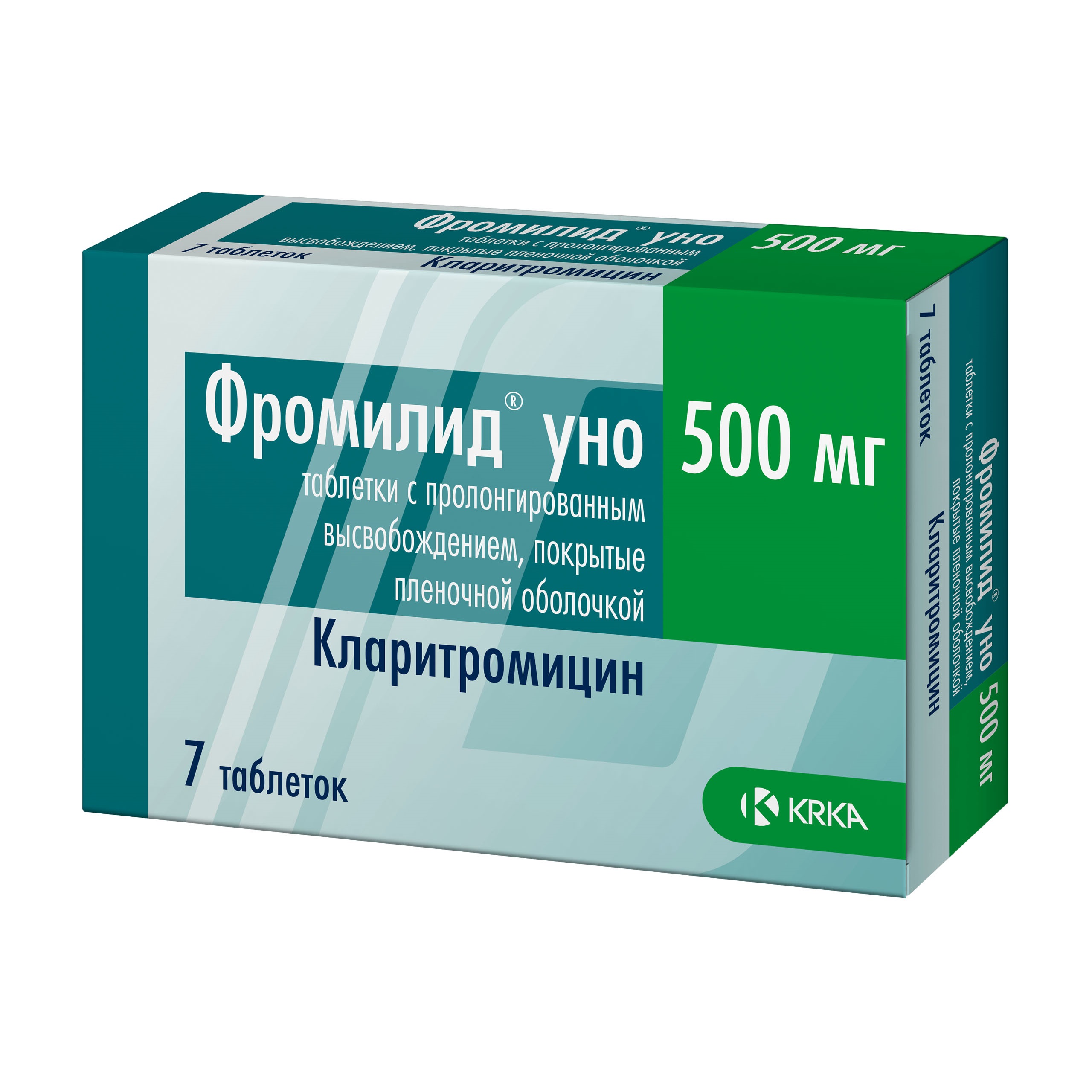 ФРОМИЛИД УНО ТАБ ПРОЛОНГ П/О 500МГ №7