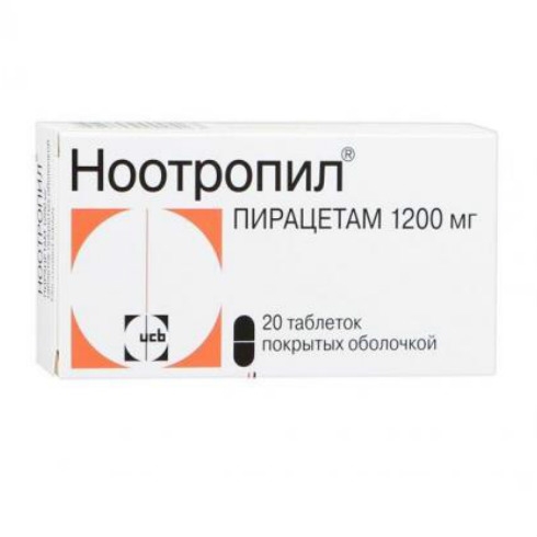 НООТРОПИЛ ТАБ П/О 1200МГ №20