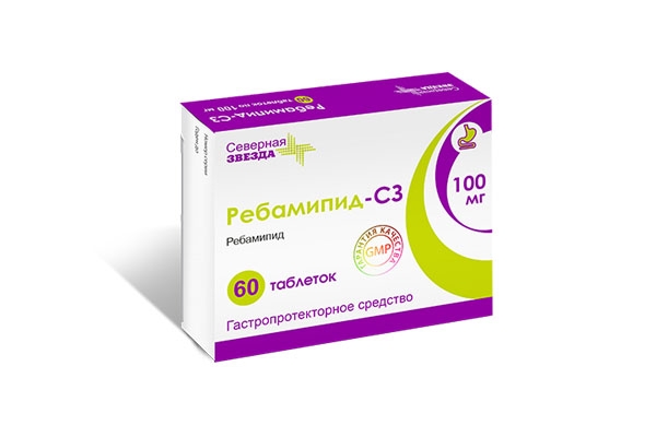 РЕБАМИПИД-СЗ ТАБ П/П/О 100МГ №60