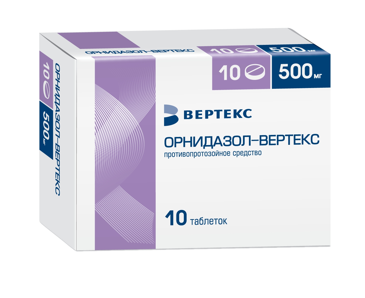 ОРНИДАЗОЛ ТАБ П/О 500МГ №10