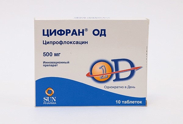 ЦИФРАН ОД ТАБ ПРОЛОНГ П/О 500МГ №10