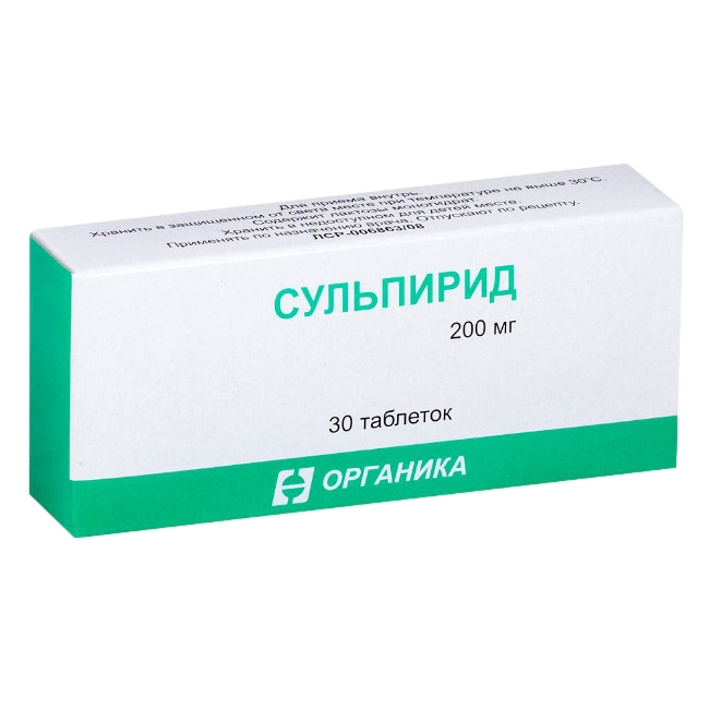 СУЛЬПИРИД ТАБ 200МГ №30