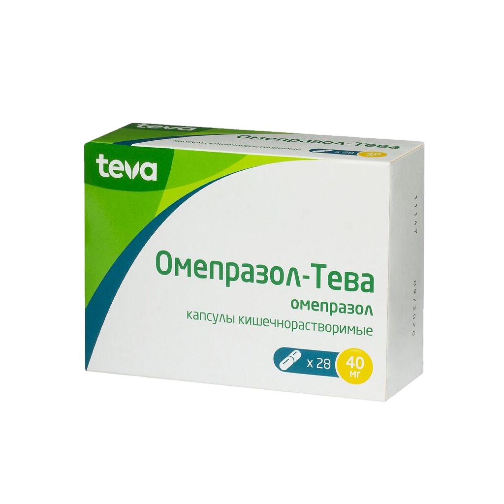 ОМЕПРАЗОЛ-ТЕВА КАПС 40МГ №28