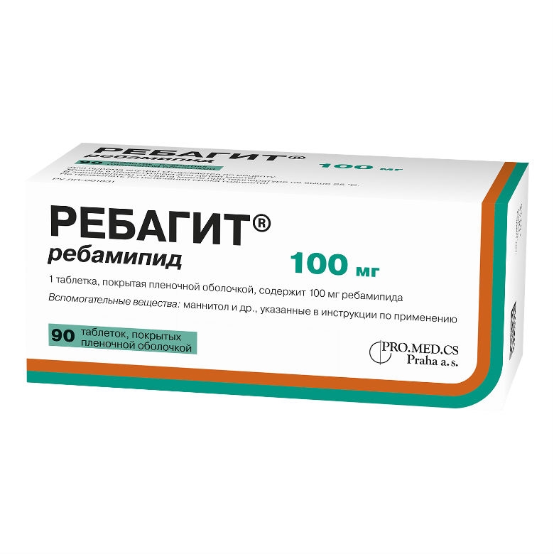 РЕБАГИТ ТАБ П/П/О 100МГ №90