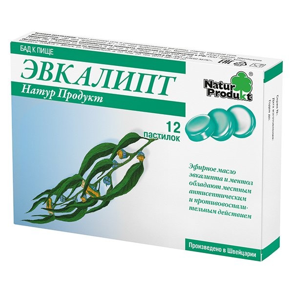 ЭВКАЛИПТ НАТУР ПРОДУКТ ПАСТ №12 БАД