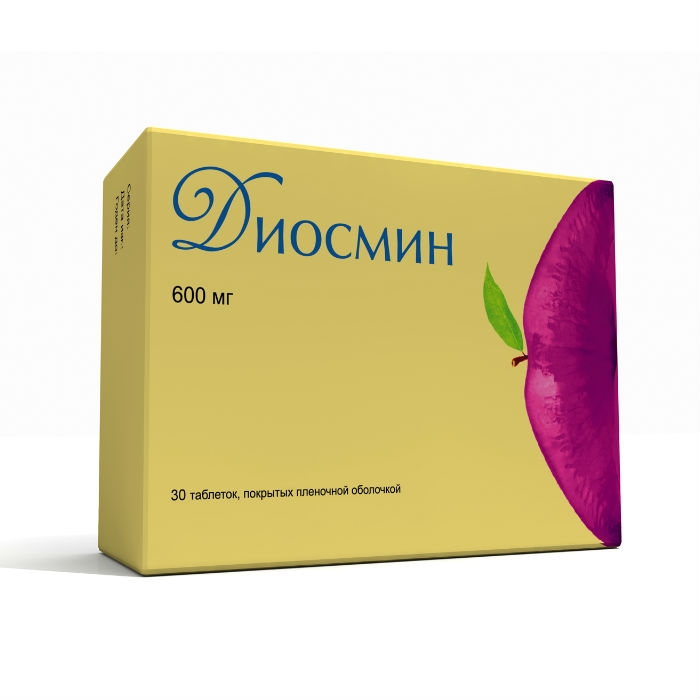 ДИОСМИН ТАБ П/П/О 600МГ №30