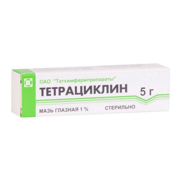 ТЕТРАЦИКЛИН МАЗЬ ГЛАЗНАЯ 1% 5Г