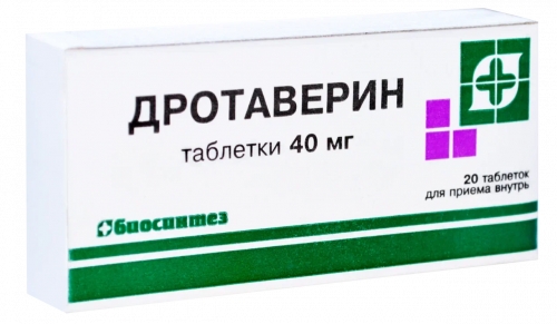 ДРОТАВЕРИН ТАБ 40МГ №20