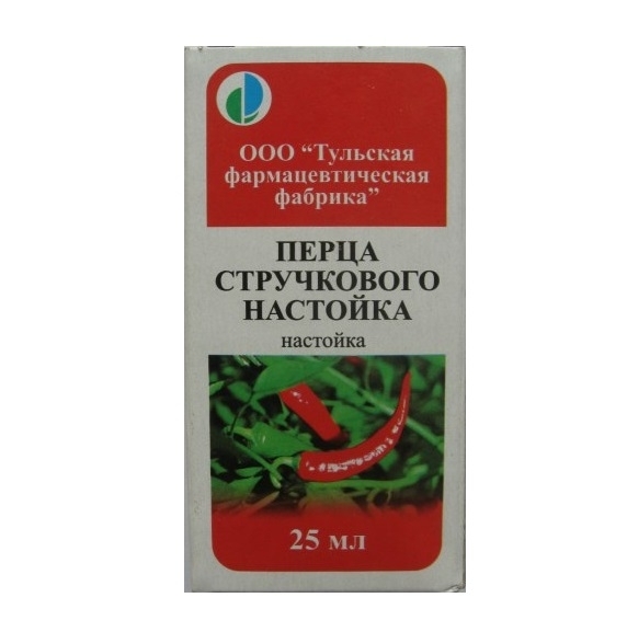 ПЕРЦА СТРУЧКОВОГО НАСТОЙКА 25 МЛ