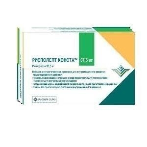 РИСПОЛЕПТ КОНСТА ПОР 37,5МГ ФЛ Д/СУСП В/М ПРОЛОНГ №1
