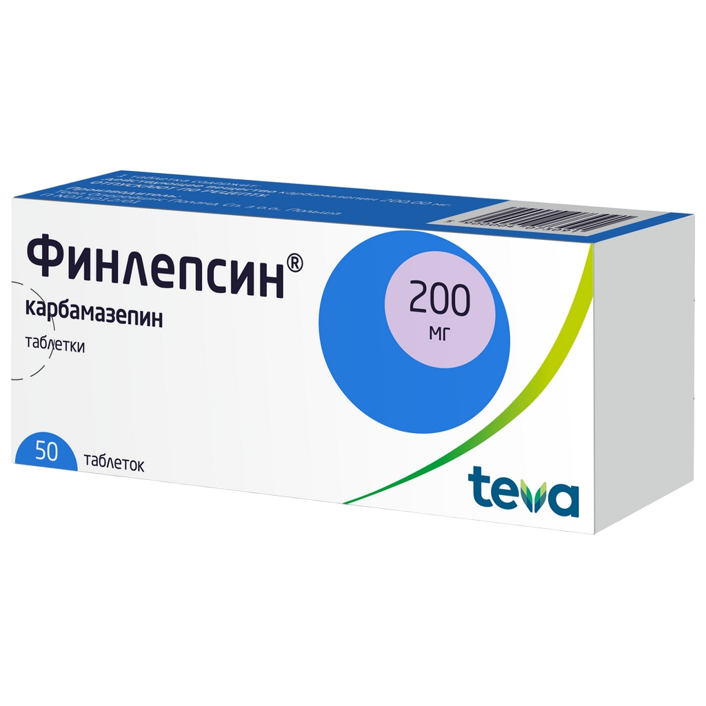 ФИНЛЕПСИН ТАБ 200МГ №50