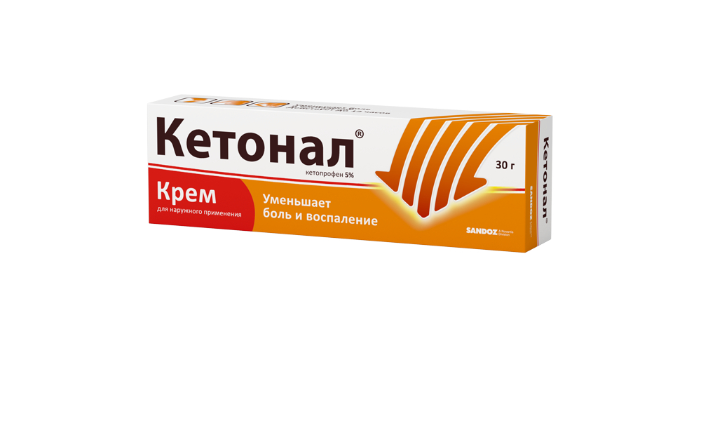 КЕТОНАЛ КРЕМ НАРУЖ 5% 30Г
