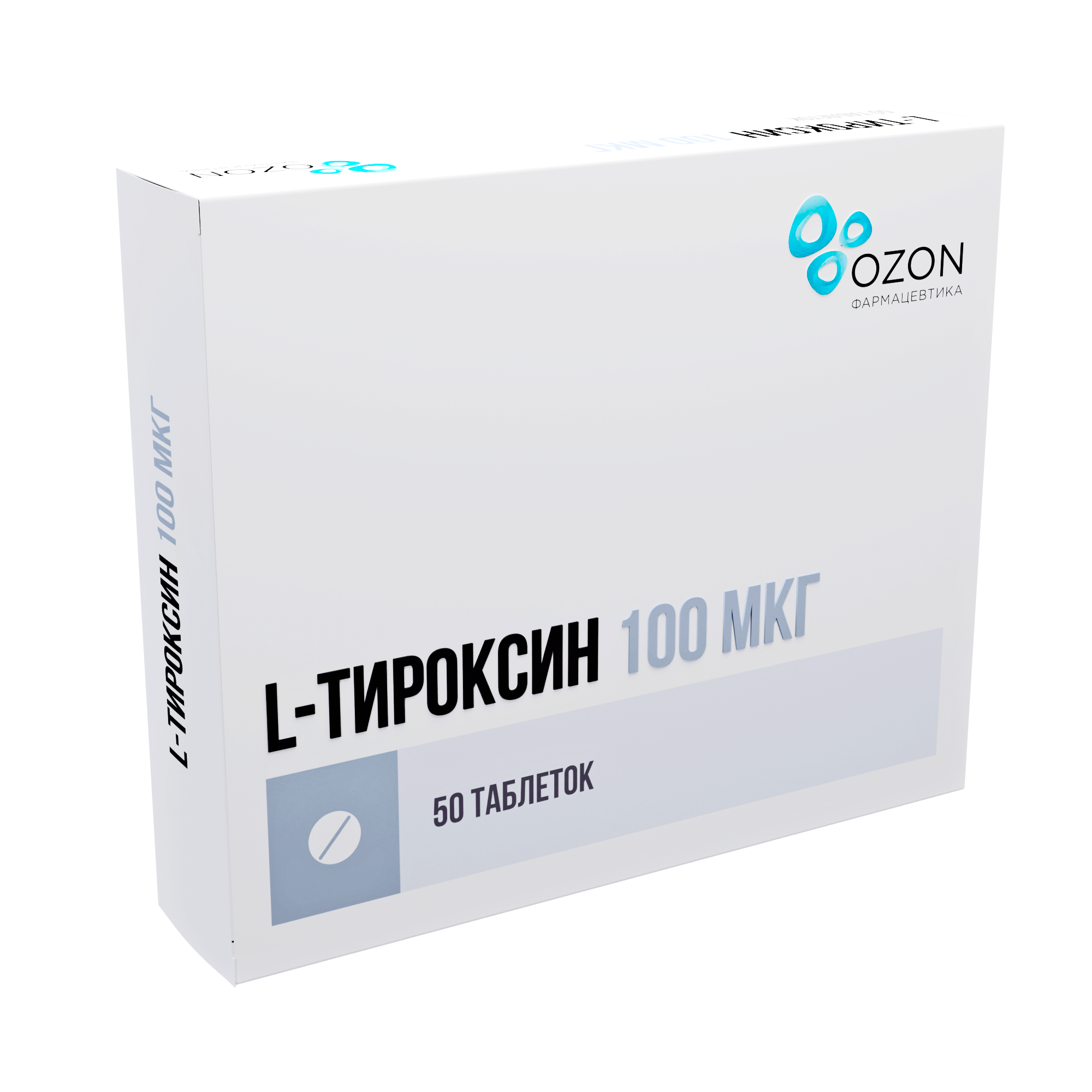 Л-ТИРОКСИН ТАБ 100МКГ №50