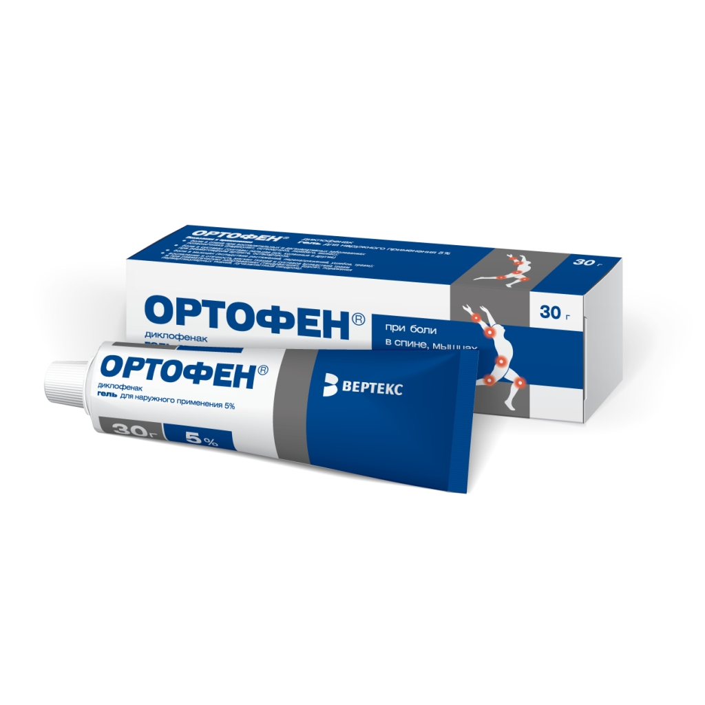 ОРТОФЕН ГЕЛЬ Д/НАРУЖ 5% 30Г