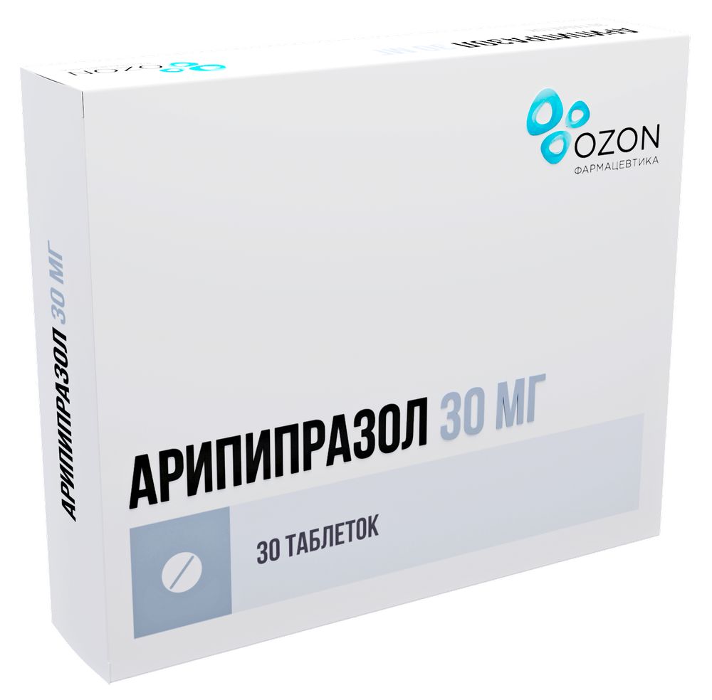АРИПИПРАЗОЛ ТАБ. 30МГ №30