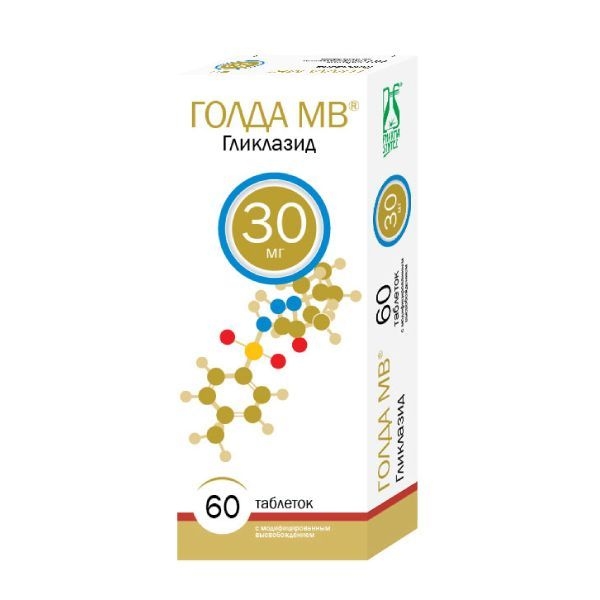 ГОЛДА МВ ТАБ С МОДИФ ВЫСВОБ 30МГ №60