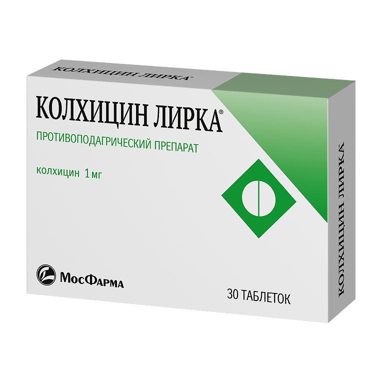 КОЛХИЦИН ЛИРКА ТАБ 1МГ №30