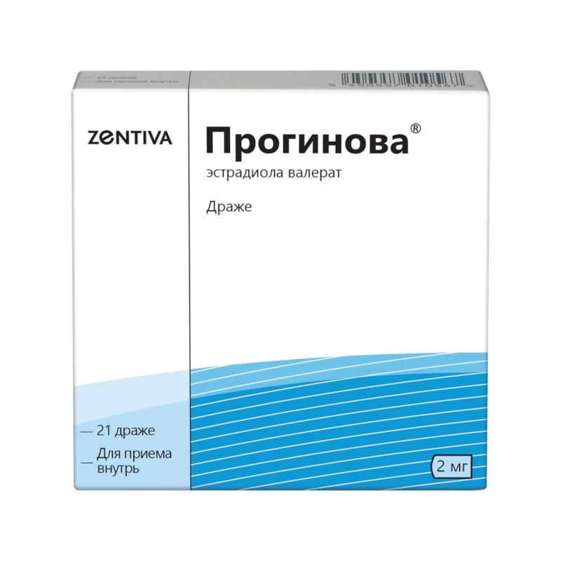ПРОГИНОВА 2МГ ДРАЖЕ №21
